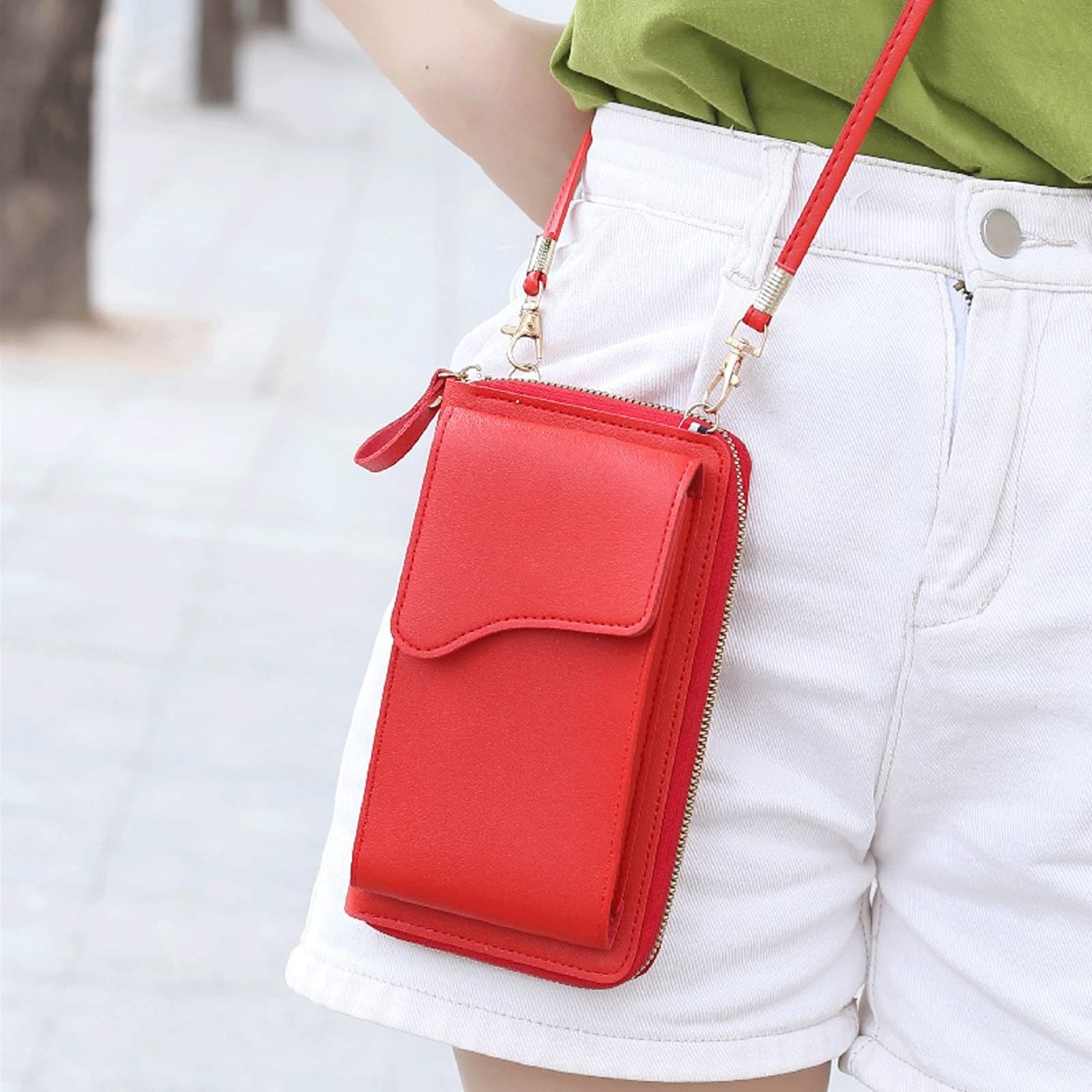 Accordion Wallet Zip - Tas Selempang Wanita Kecil, Tas Bahu