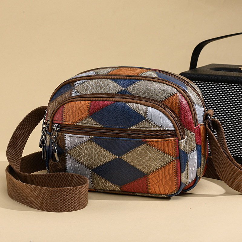 Luxury Bags Old Money - Tas selempang perca klasik untuk wanita,