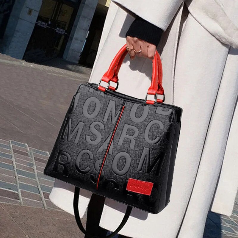Luxury Bags Storage - Tas selempang bahu kulit PU kasual