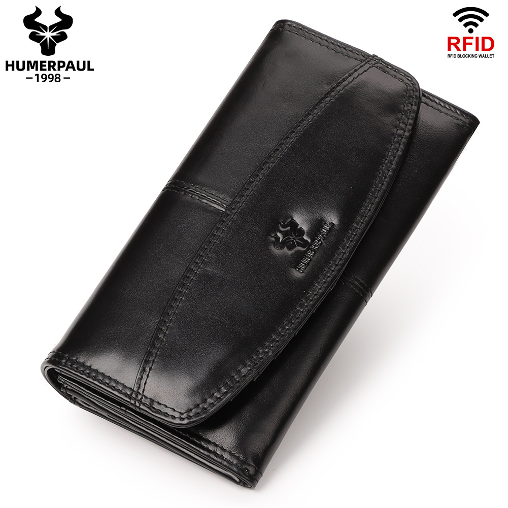Luxury Bags Made In Italy - Dompet Panjang Kulit Asli HUMERPAUL untuk