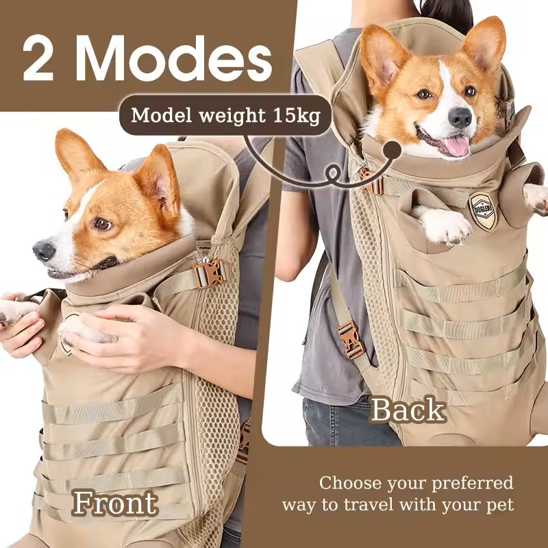 Luxury Bags Medium Size - Tas Ransel Anjing Portabel Desainer, Tas