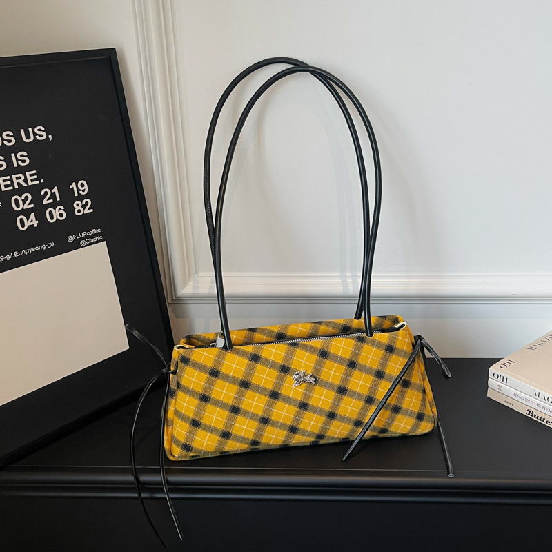 Tas Tangan Bergaris Kotak-kota - Luxury Bags Affordable ulasan dan harga