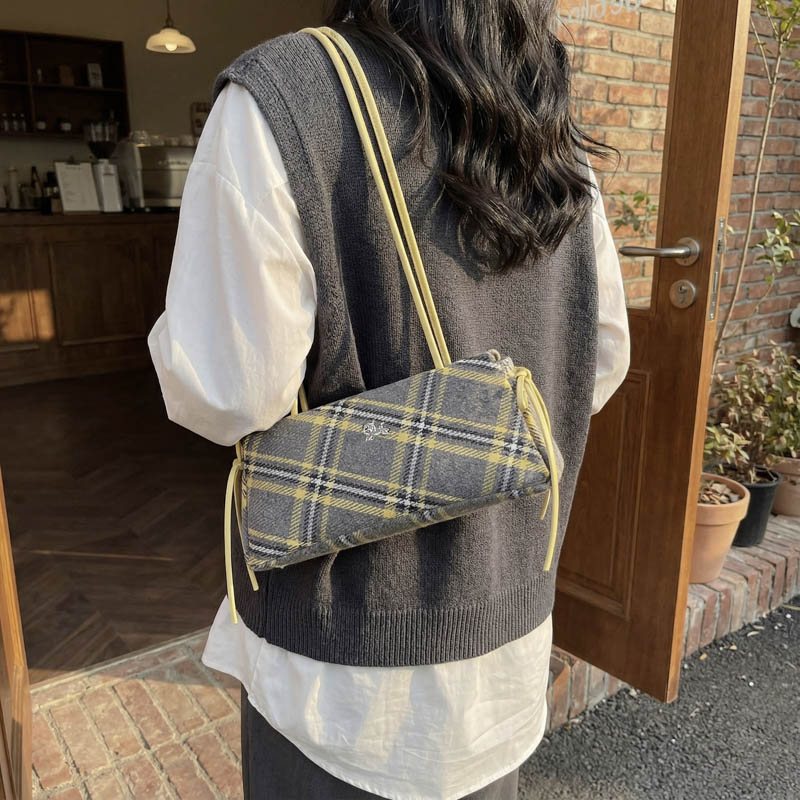 Tas Tangan Bergaris Kotak-kota - Luxury Bags Affordable ulasan dan harga