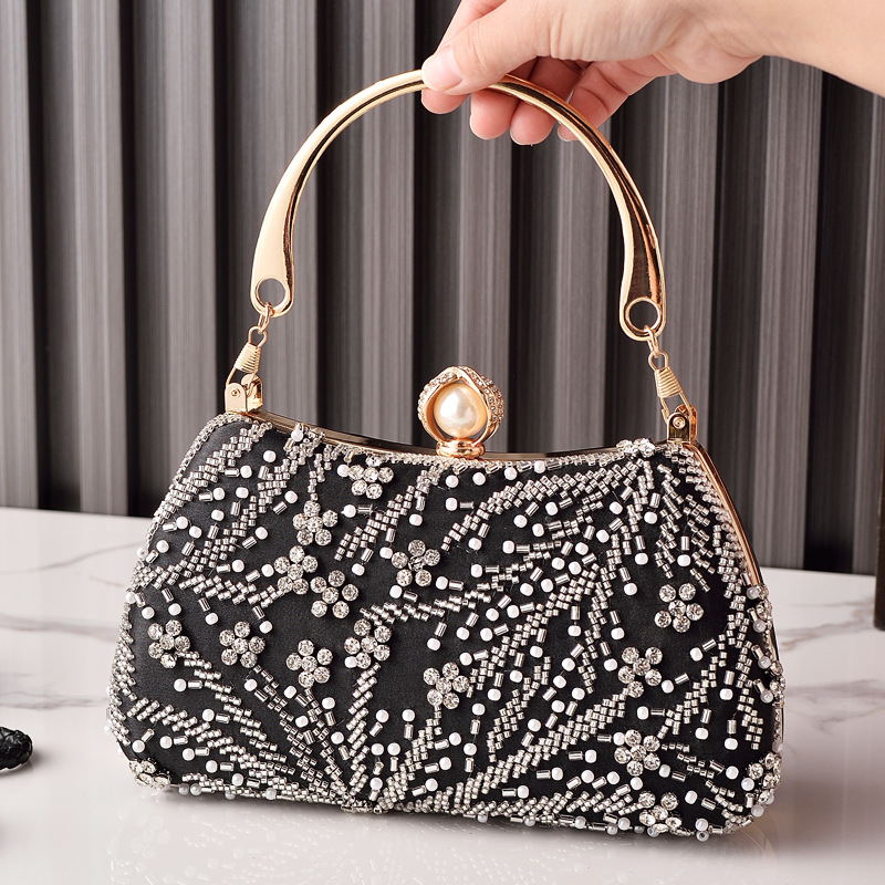 Tas Tangan Hitam Manik-manik V - Luxury Bags China Wholesale ulasan dan harga