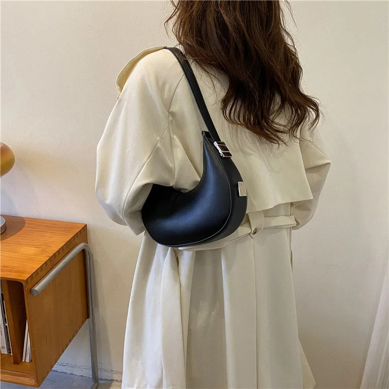 Tas Selempang Wanita Kulit PU  - Accordion Wallet Zip ulasan dan harga