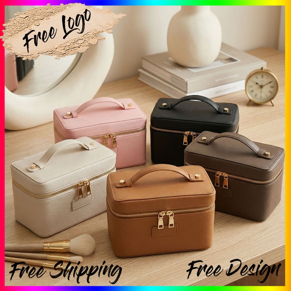 Tas Makeup Kulit Motif Burung  - Luxury Bags Storage ulasan dan harga