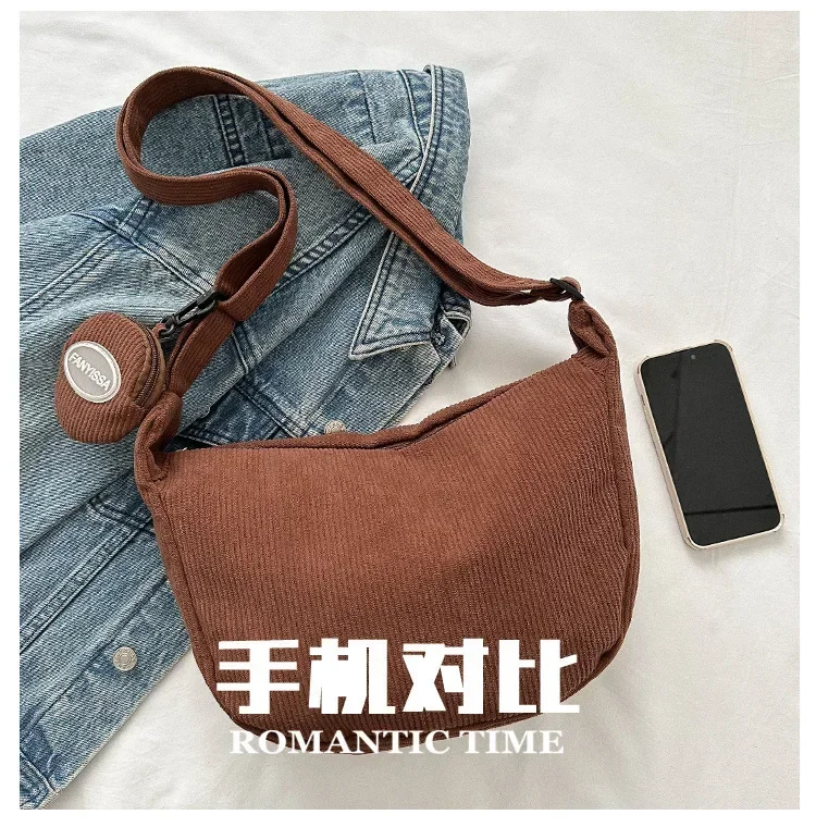 Tas Selempang Korduroi Vintage - Accordion Wallet Zip ulasan dan harga