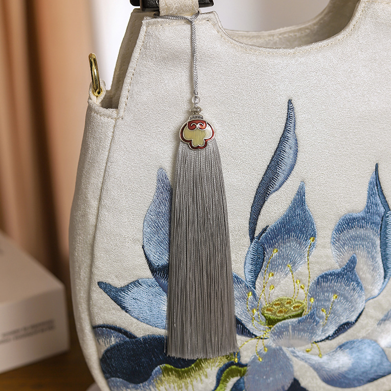 Tas Tote wanita Retro Chic bun - Luxury Bags Medium Size ulasan dan harga