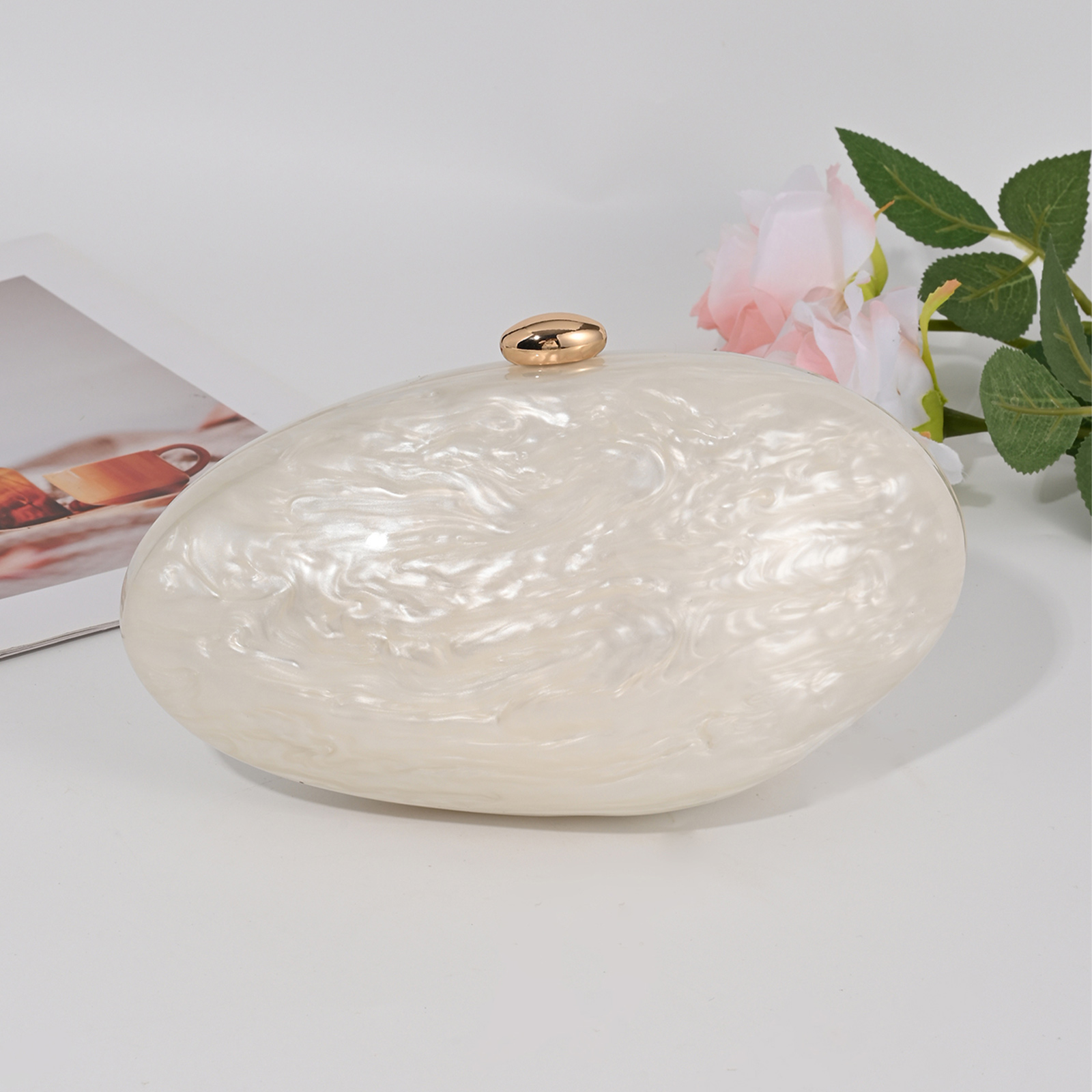 Tas Malam Clutch Cangkang Akri - Luxury Bags Medium Size ulasan dan harga